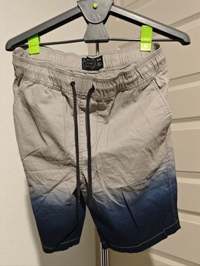 Brooklyn Calling NYC Men's Elastic Drawstring Casual Shorts Beige / Blue Size M